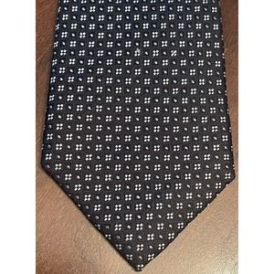 David Jones Black 100% Silk Men’s Neck Tie Made In China Stain Resistant